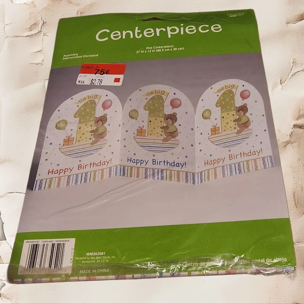 Centerpiece Happy Birthday Decoration